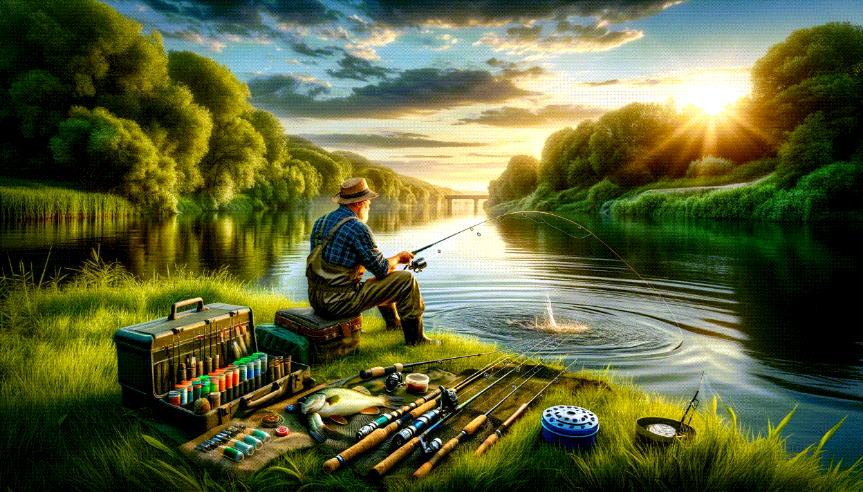 Bank Fishing for Bass 