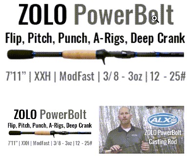 ALX ZOLO Power Bolt casting rod